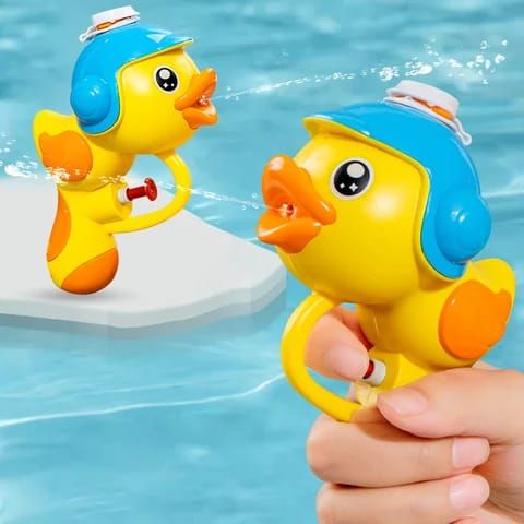 Cute Cartoon duck toys Shape Spray Water Gun for Kids Small water gun toy Bath Summer Toy water gun