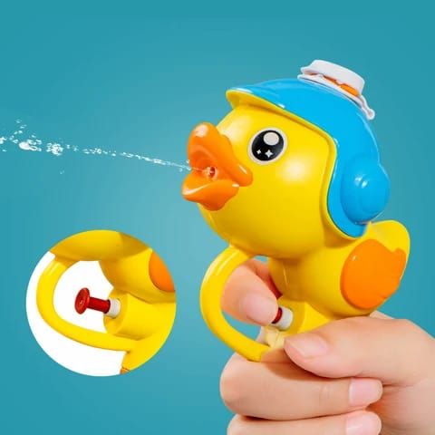 Cute Cartoon duck toys Shape Spray Water Gun for Kids Small water gun toy Bath Summer Toy water gun