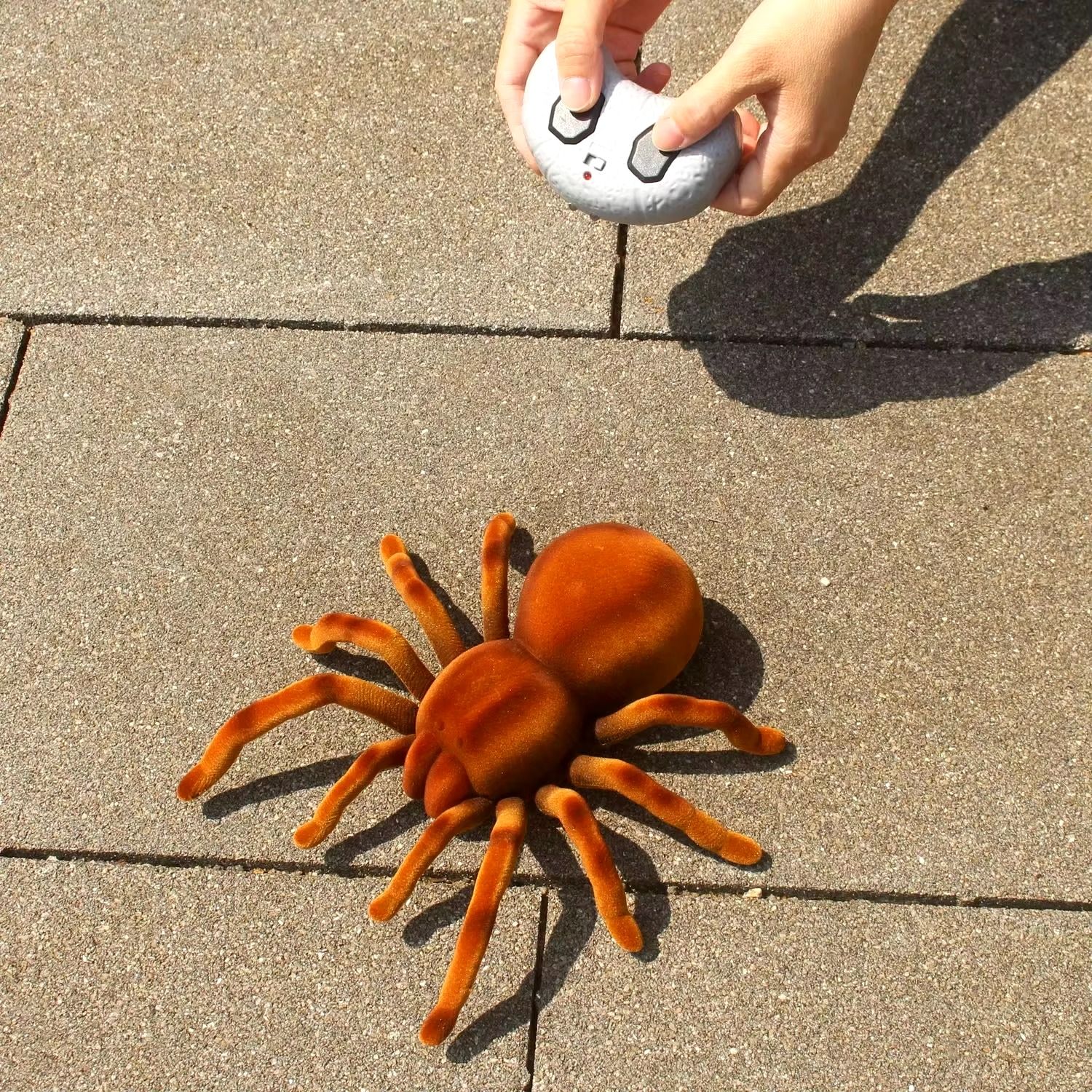 Wireless Infrared Rc Animals Toys Remote Control Spider Plastic Large Walking Insect Ir Animal Funny Scary Halloween Rc Spider