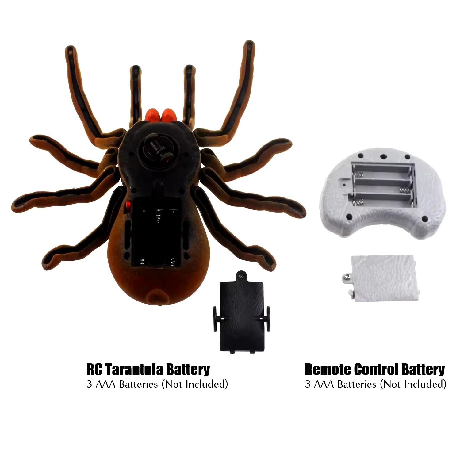Wireless Infrared Rc Animals Toys Remote Control Spider Plastic Large Walking Insect Ir Animal Funny Scary Halloween Rc Spider