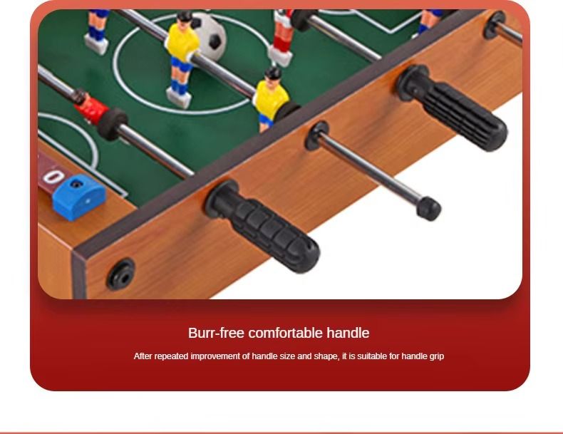 Family Game Two-Player Table Football Four-Pole Table Football Game Mini Soccer Game