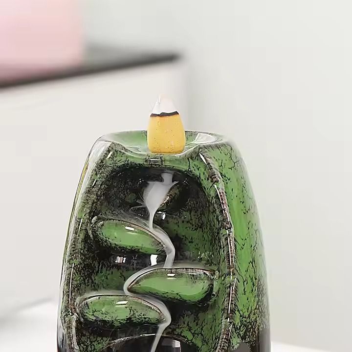 waterfall Incense burner cones Incense Fountain Ceramic holder Home decoration