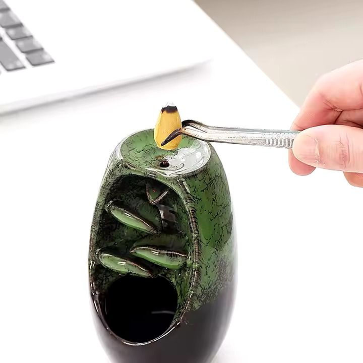 waterfall Incense burner cones Incense Fountain Ceramic holder Home decoration