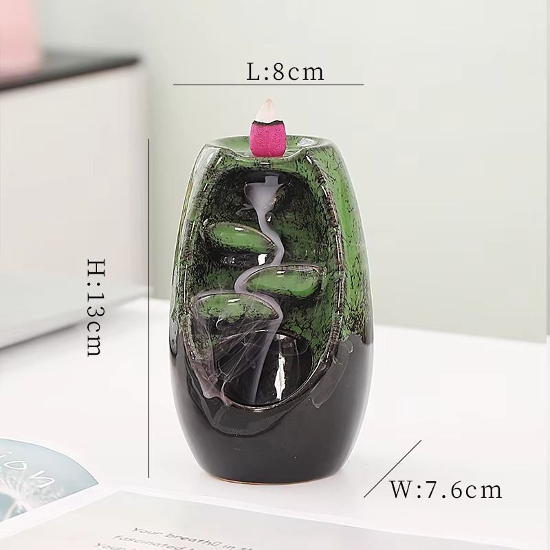 waterfall Incense burner cones Incense Fountain Ceramic holder Home decoration