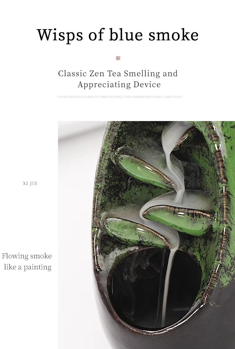 waterfall Incense burner cones Incense Fountain Ceramic holder Home decoration