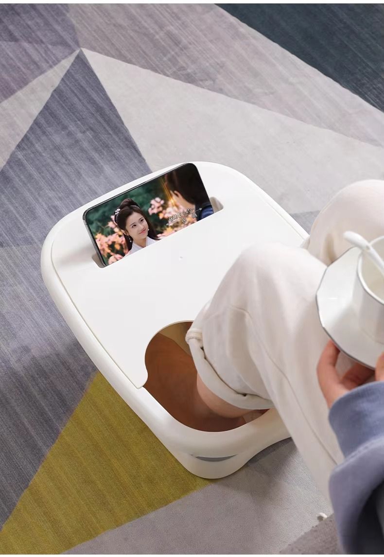 Folding Foot Soak Basin Massage Household Adult Footbath With Handle
