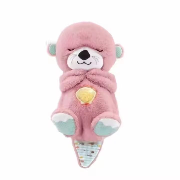 Breathing Teddy Bear Multi Colors Soothe 'n Snuggle Otter Breathing Otter Plush Toy
