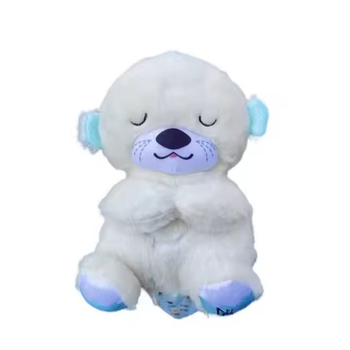 Breathing Teddy Bear Multi Colors Soothe 'n Snuggle Otter Breathing Otter Plush Toy