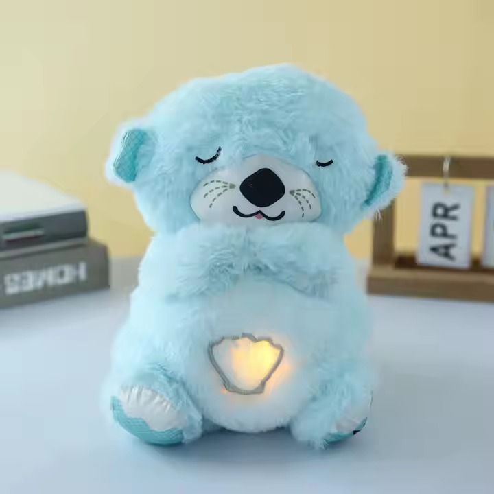 Breathing Teddy Bear Multi Colors Soothe 'n Snuggle Otter Breathing Otter Plush Toy