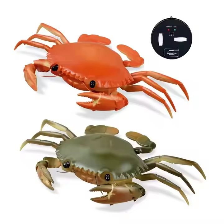 Rechargeable Electric Seafood Lifelike Rc Animal Identification Brain Development Crab Remote Control Crab