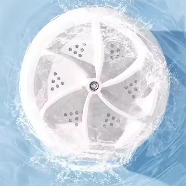 Mini Washing Machine Usb Rotating Turbine Small Portable Clothes Washer For Socks Underwear Travel Home Business Trips