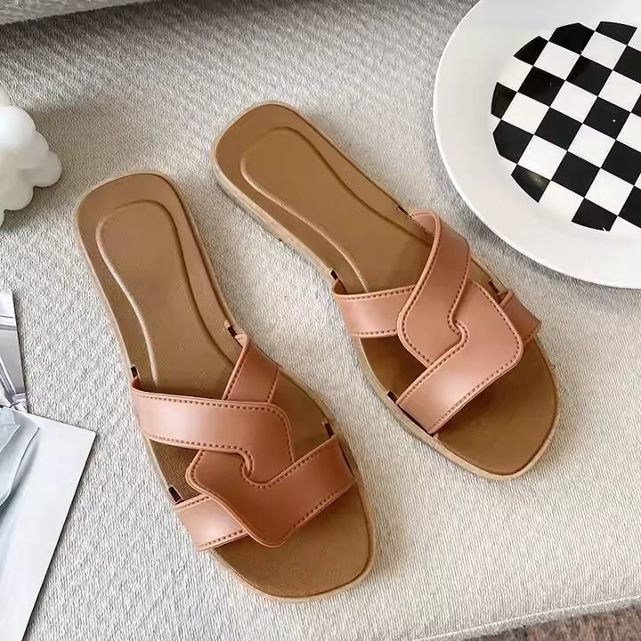 High quality fashionable anti-slip summer casual slide sandals slippers for women