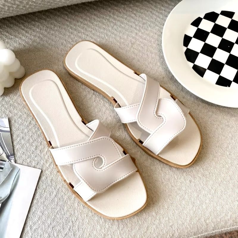 High quality fashionable anti-slip summer casual slide sandals slippers for women