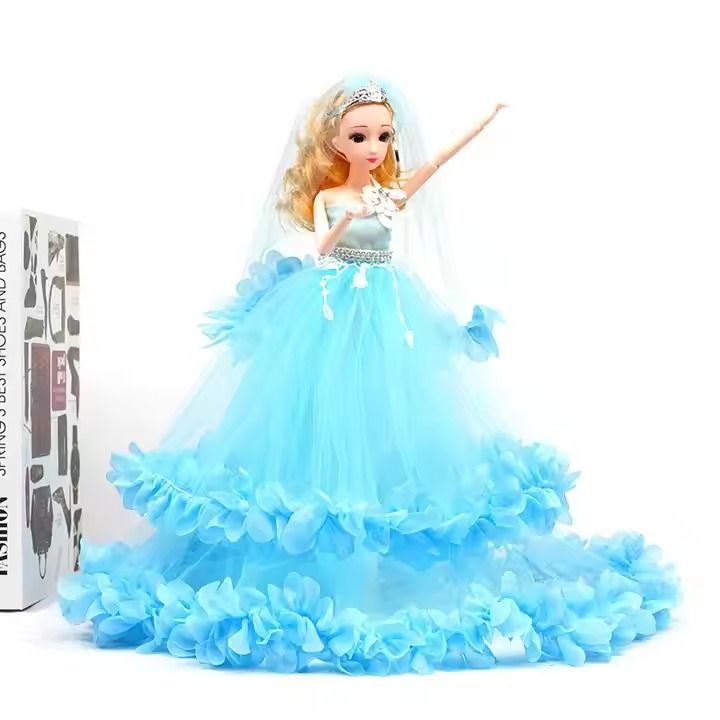 45CM Wedding doll girl gift toys Handmade Princess doll gift box set children's doll toys