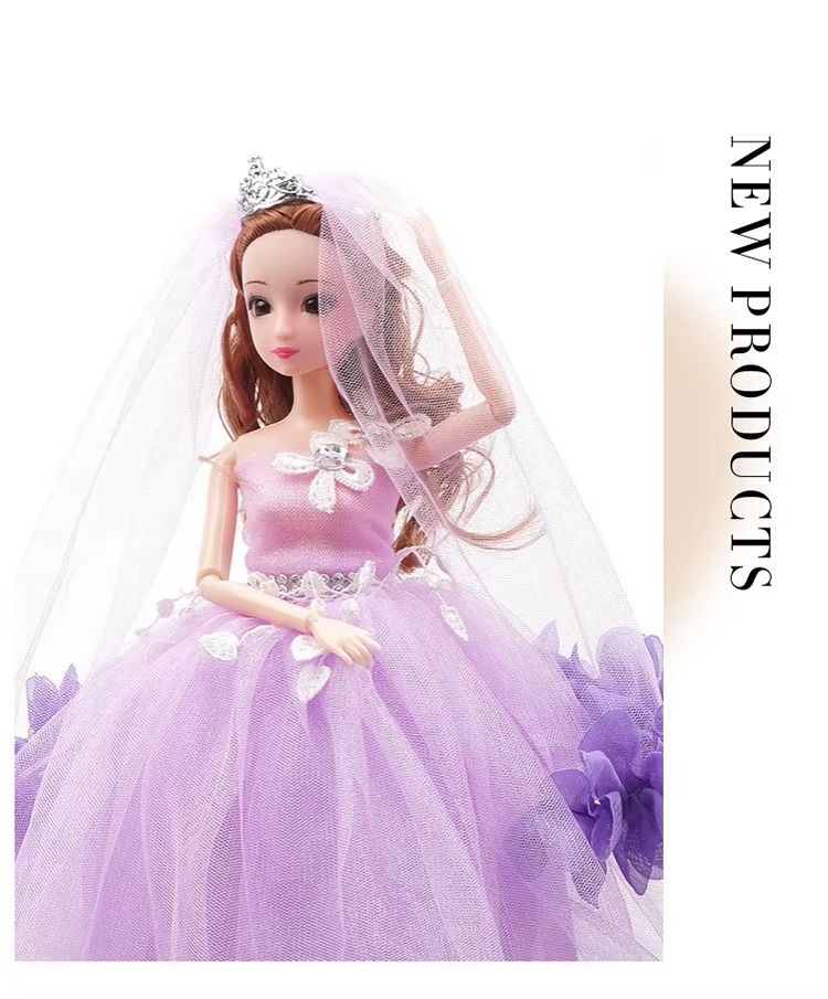 45CM Wedding doll girl gift toys Handmade Princess doll gift box set children's doll toys
