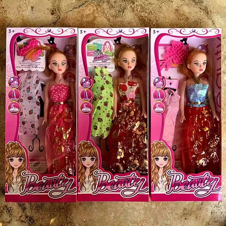 Soft Toy Princess Doll Gift Box Promotional Gift Children's Dress-Up Doll Accessories For Girls