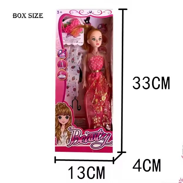Soft Toy Princess Doll Gift Box Promotional Gift Children's Dress-Up Doll Accessories For Girls