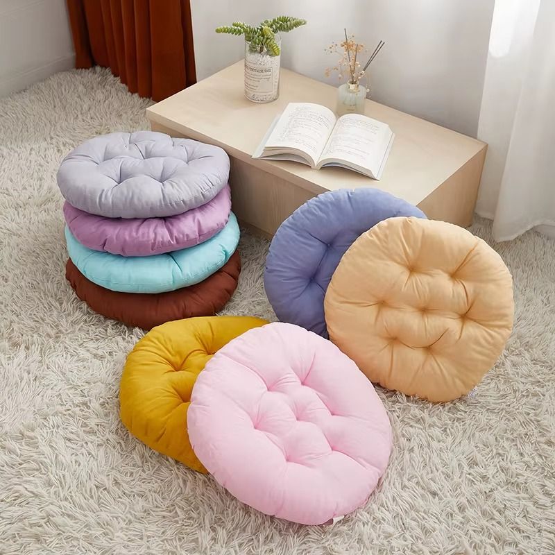 Brushed cotton fabric washable office chair pad cushion