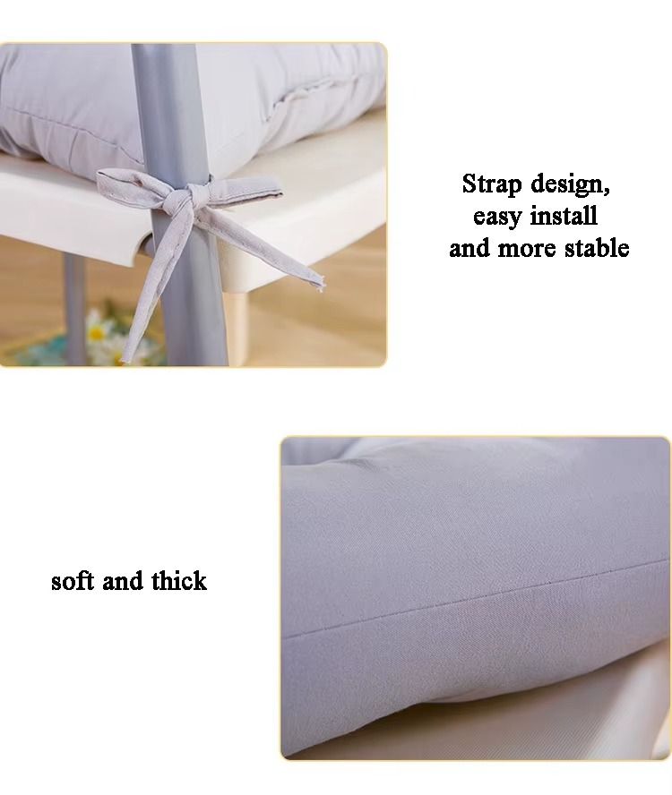 Brushed cotton fabric washable office chair pad cushion