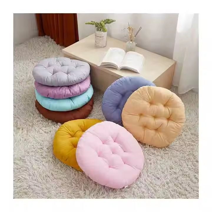 Brushed cotton fabric washable office chair pad cushion