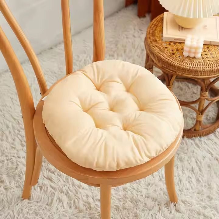 Brushed cotton fabric washable office chair pad cushion