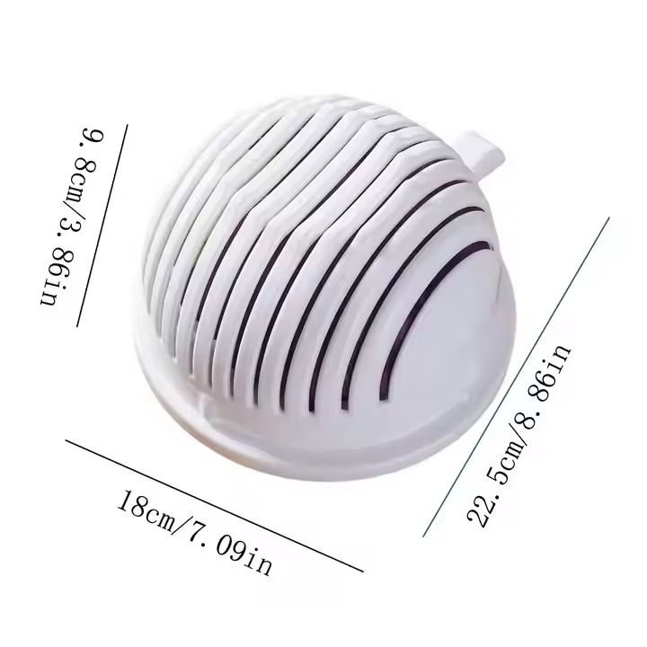 Multifunctional Salad Cutter/Creative fruit Vegetable Cutting Salad Bowl Kitchen Easy Salad Cutter Bowl With Lid