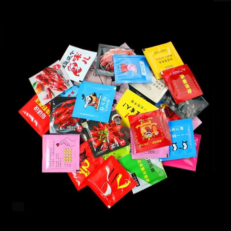 20 Packs Disposable Gloves Individual Packed  Plastic Transparent Gloves
