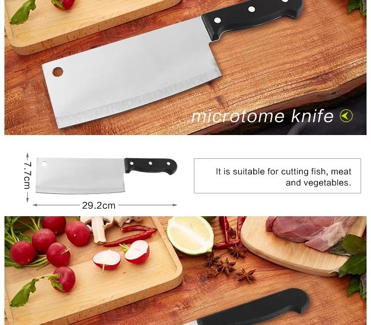 7pcs stainless steel Kitchen knife block set With Gift Kitchen Cooking Knife Set