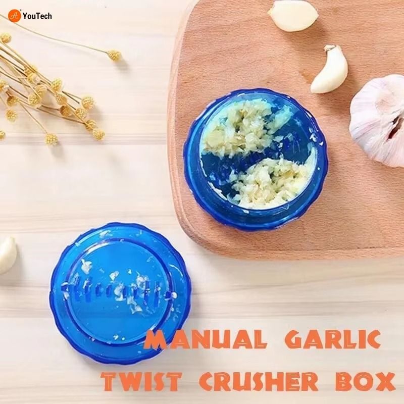 Manual Garlic Twister Press Roll Crusher Chopper