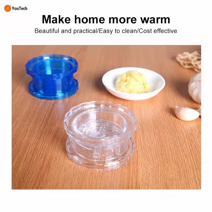 Manual Garlic Twister Press Roll Crusher Chopper