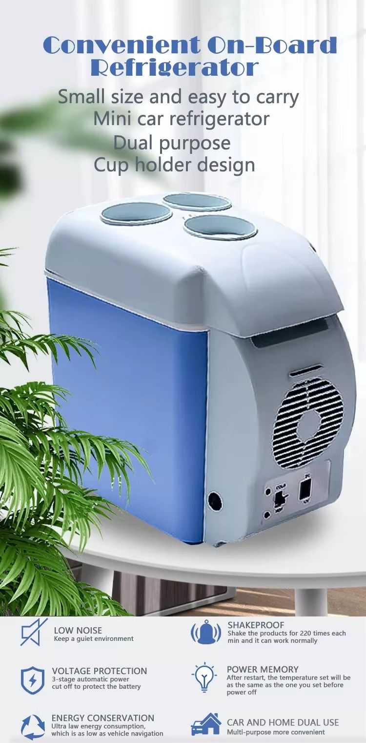 Portable Mini Car Freezer 7.5 L Small Refrigerator