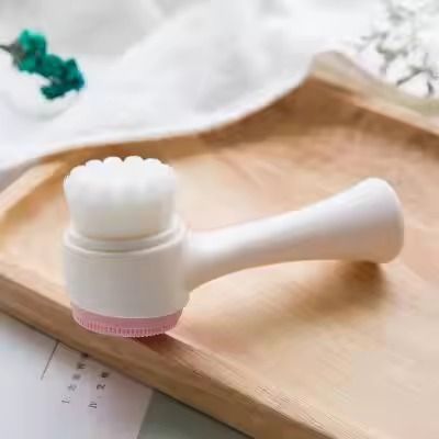 Double Facial Cleansing Hand Held Brushes