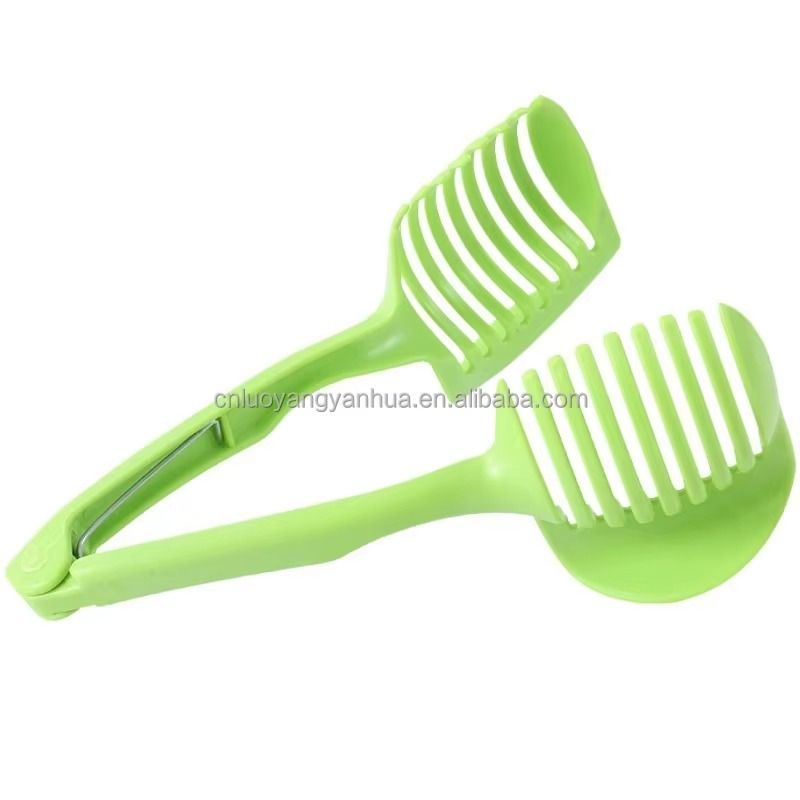 Kitchen Cutting Aid Gadgets Handheld Tool Multipurpose Tomato Slicer Lemon Cutter Holder Fruit Vegetable Tools