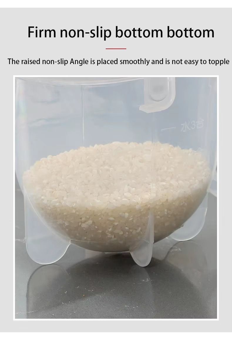 Drainer Clip Rice Washing Sieve Bowl With Lid Filter Smile Strainer Kitchen Gadget