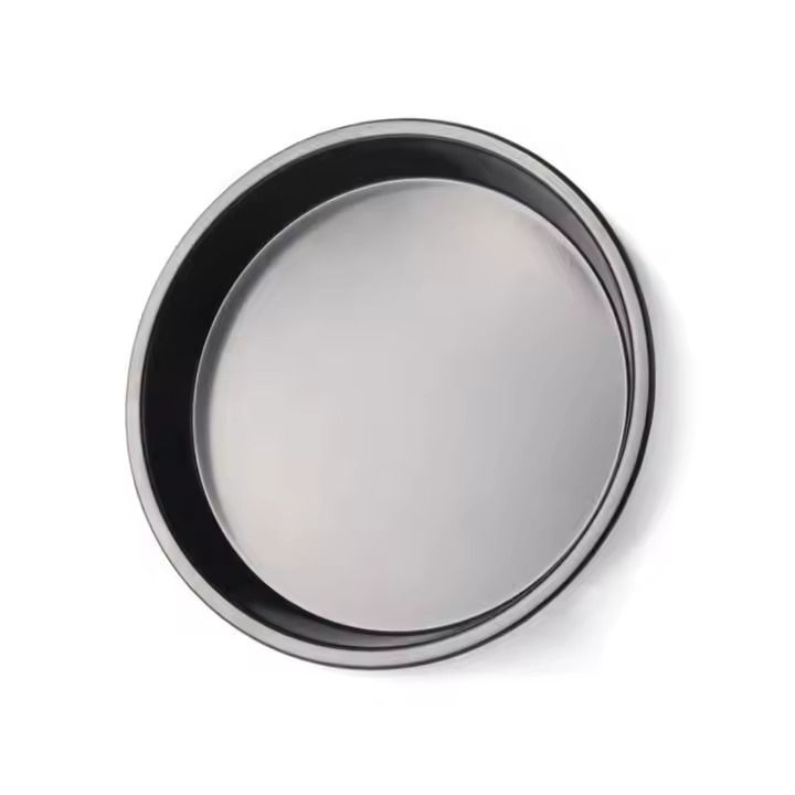 Bakeware Black Round Thickened Non-Stick Metal Carbon Steel Deep Dish Baking Mold Tray Pizza Pan