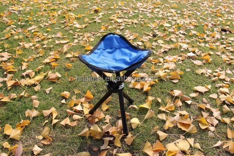Folding Triangle Fishing Stool Triangle Foldable Chair with Free case for Camping
