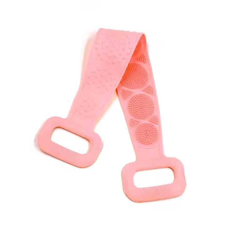 Exfoliating Silicone Back Scrubber for Deep Cleansing - Reusable Bath Tool Perfect for Home or Travel