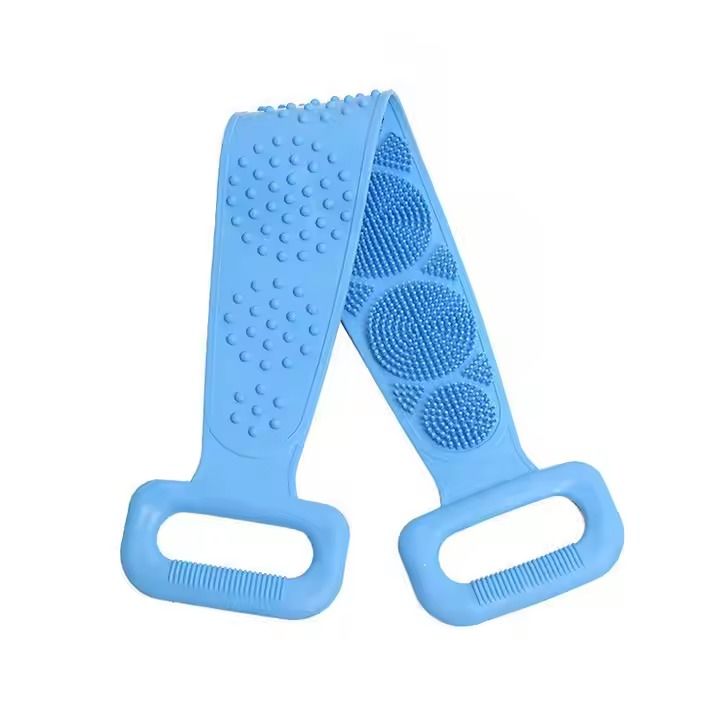 Exfoliating Silicone Back Scrubber for Deep Cleansing - Reusable Bath Tool Perfect for Home or Travel