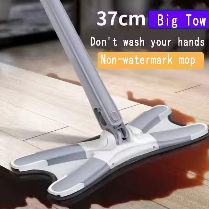 Hand Wash-Free Hand Twist Wet and Dry Butterfly Mop