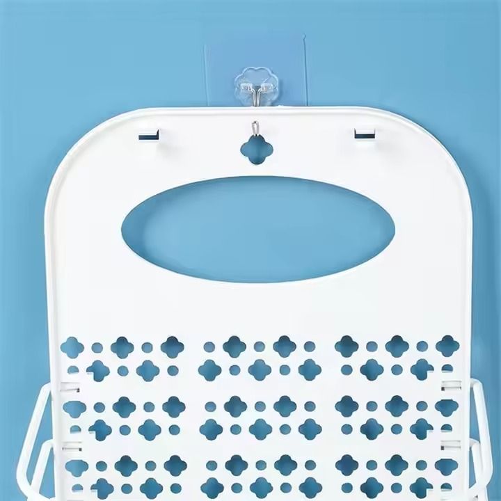 Wall Hanging Nail Free Collapsible Dirty Clothes Basket Portable Clothes Storage Basket