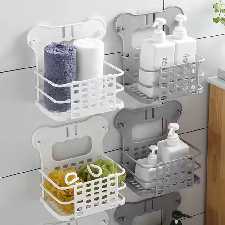 Wall Hanging Nail Free Collapsible Dirty Clothes Basket Portable Clothes Storage Basket