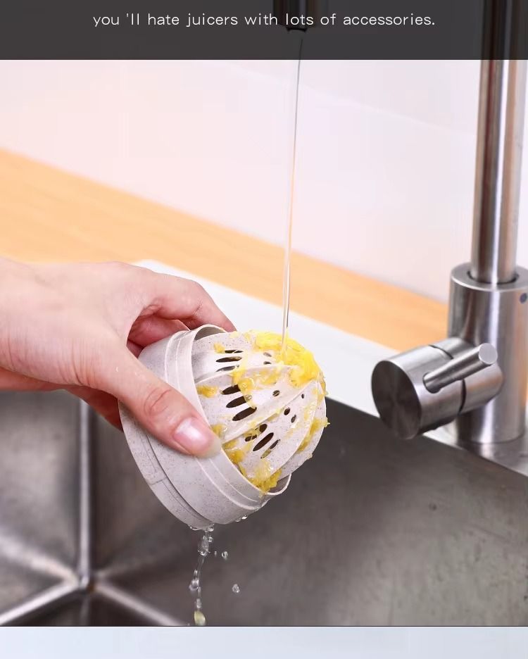 Manual Citrus Juicer Orange Lemon Fruit Squeezer 100% Original Juice Child Healthy Life Potable Hand Juicer Extractor Machine