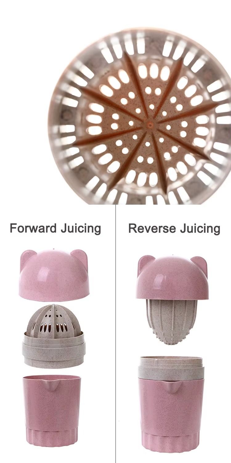 Manual Citrus Juicer Orange Lemon Fruit Squeezer 100% Original Juice Child Healthy Life Potable Hand Juicer Extractor Machine