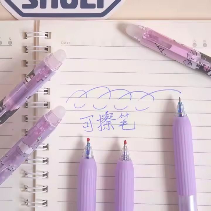 Cute click school gel pen cartoon Bear gel ink pens custom for girls