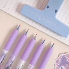 Cute click school gel pen cartoon Bear gel ink pens custom for girls