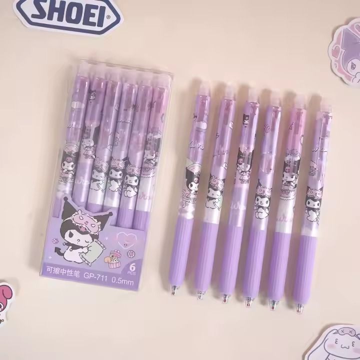Cute click school gel pen cartoon Bear gel ink pens custom for girls