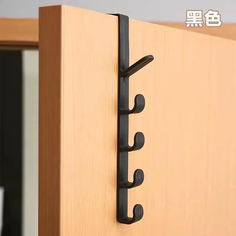 Bedroom Door Hanger Clothes Hanging Rack Over the Door Plastic Home Storage Organization Hooks Purse Holder for Bags