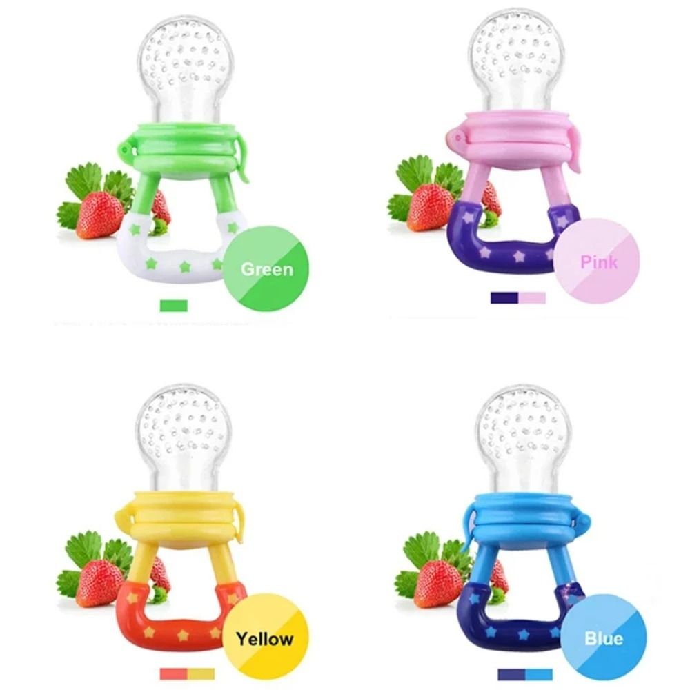 Baby Food Feeder Fruit Feeder Pacifier Infant Teething Toy Teether Includes Additional Silicone