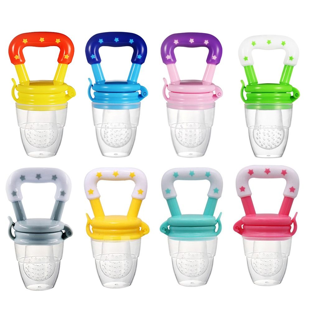 Baby Food Feeder Fruit Feeder Pacifier Infant Teething Toy Teether Includes Additional Silicone