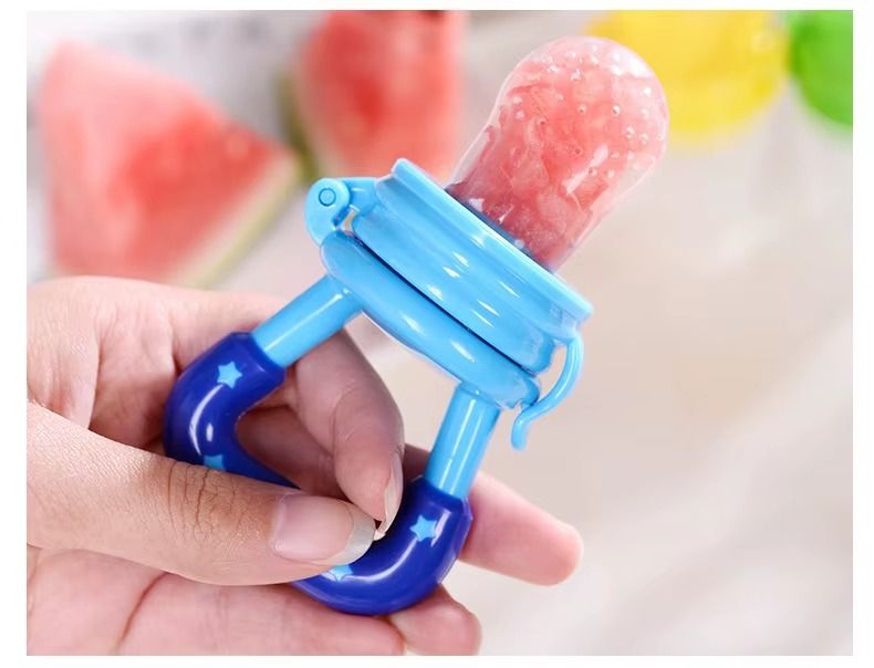Baby Food Feeder Fruit Feeder Pacifier Infant Teething Toy Teether Includes Additional Silicone